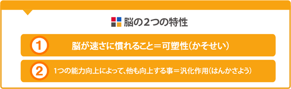 脳の2つの特性