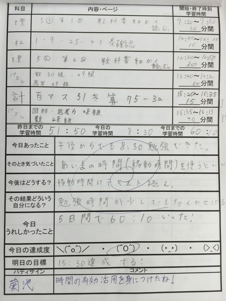 学習記録